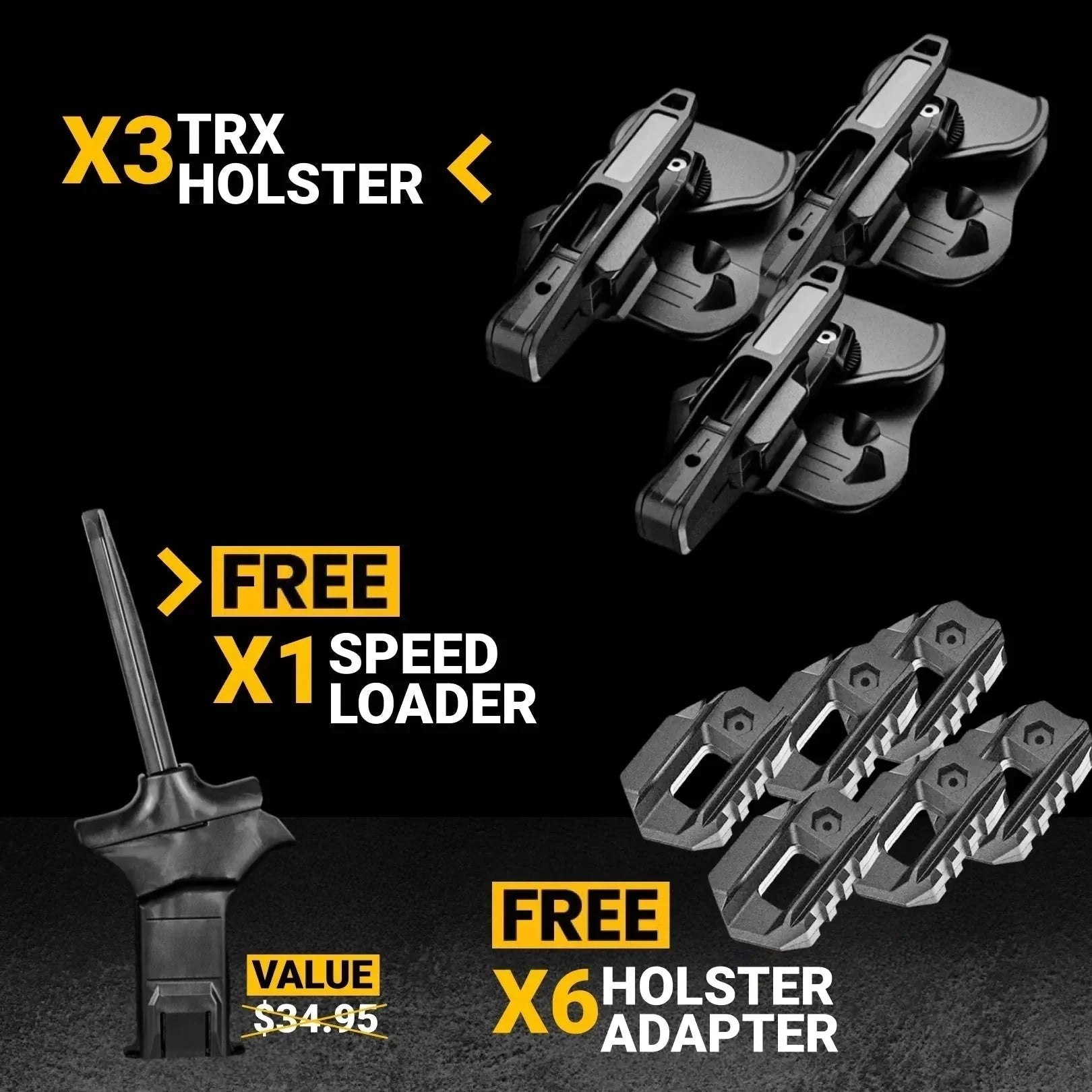 Premium Pro Pack (X3 TRX Holster) - USSAVAGE VIBE